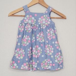 Gymboree Floral Corduroy Sleeveless Dress 2T